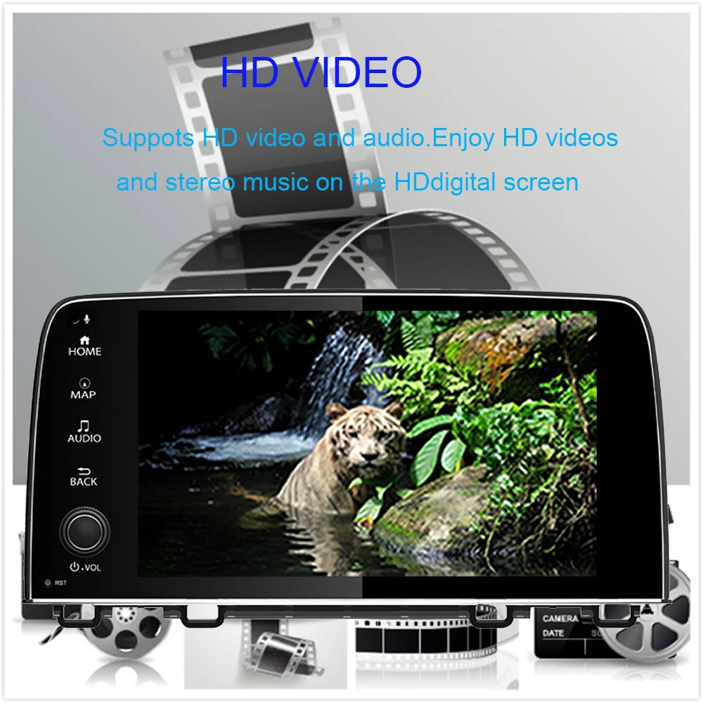 9&quot Car GPS Navigation For HONDA CRV 2017-2022 Android 10.0 IPS Screen Auto Radio Stereo Multimedia DVD Player With BT WIFI RDS |