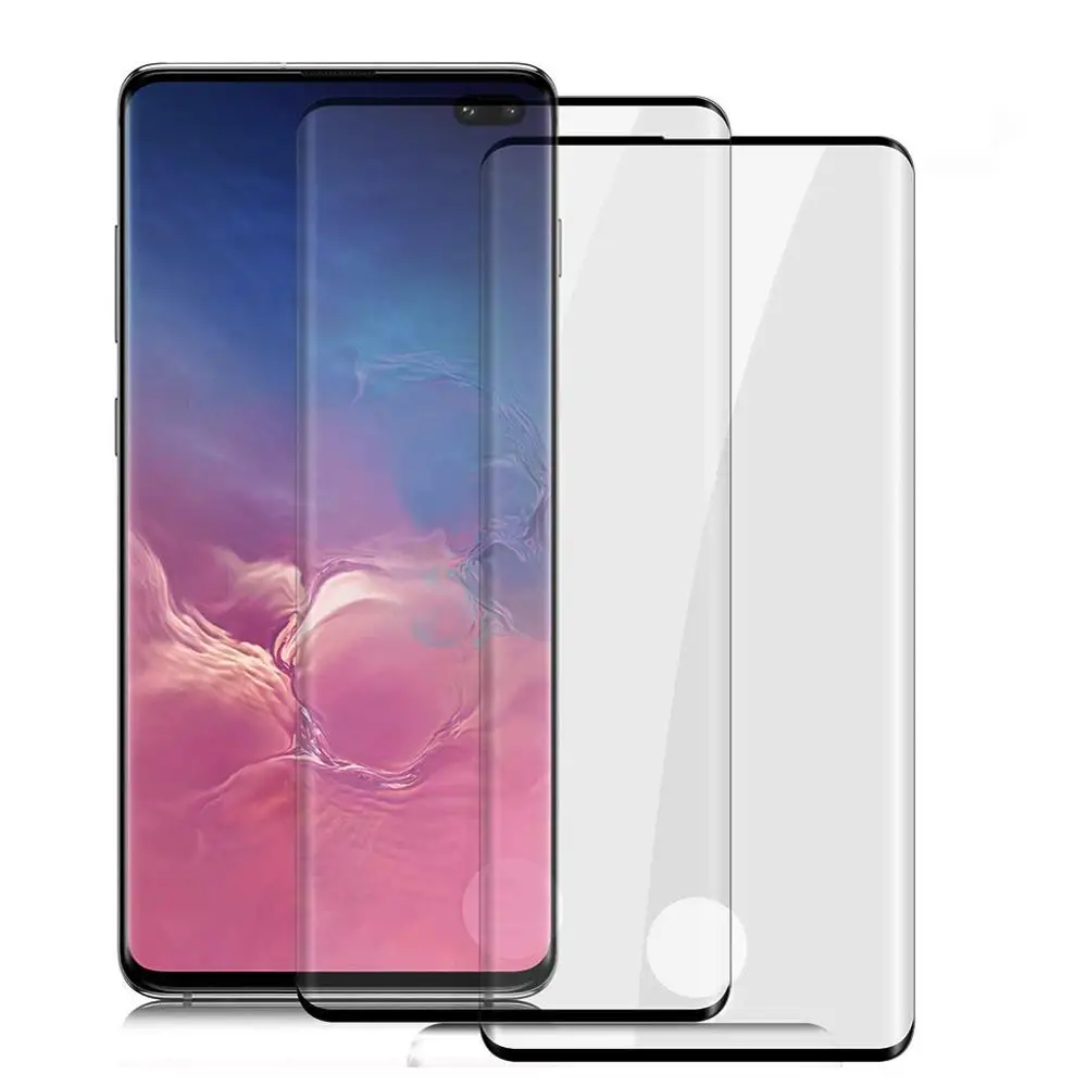 Закаленное стекло с полным покрытием для Samsung galaxy S20 PLUS S10 NOTE 8 9 Защитная пленка