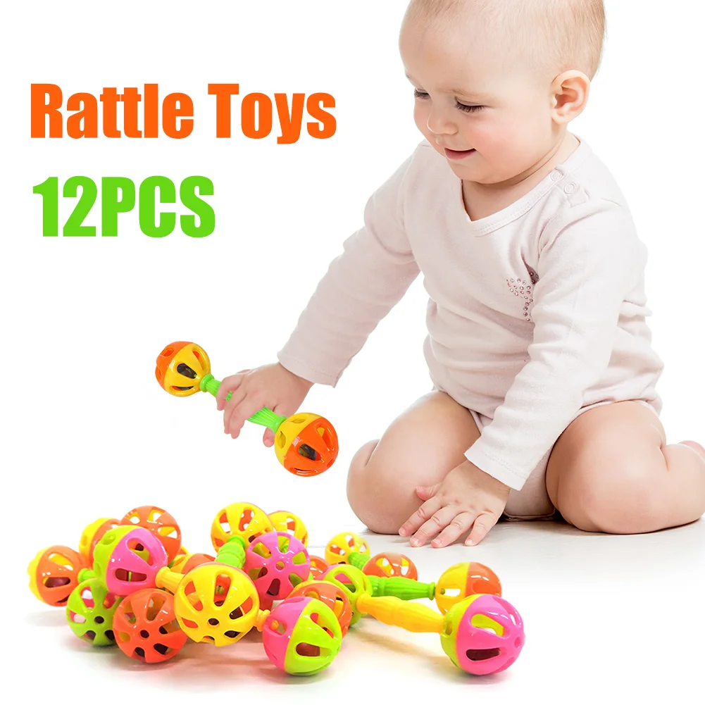 

12 шт., детская игрушка-погремушка