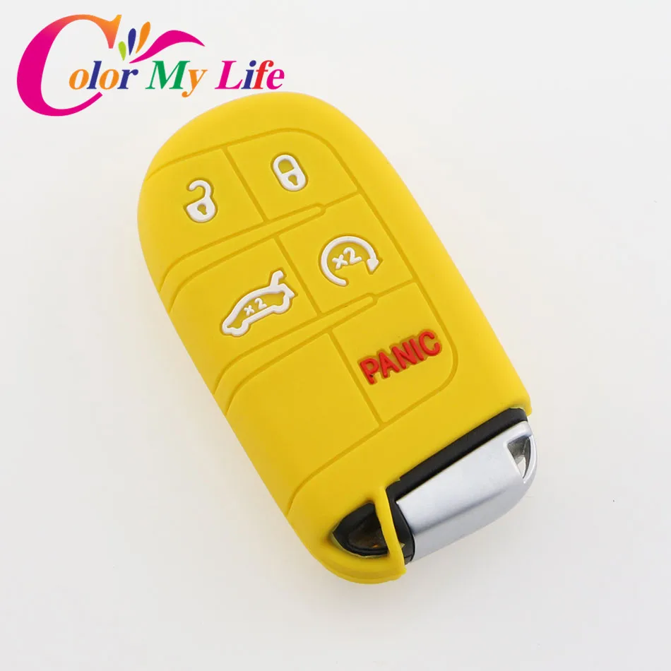 Цветной силиконовый смарт держатель для ключей My Life защитный чехол Jeep Renegade Compass