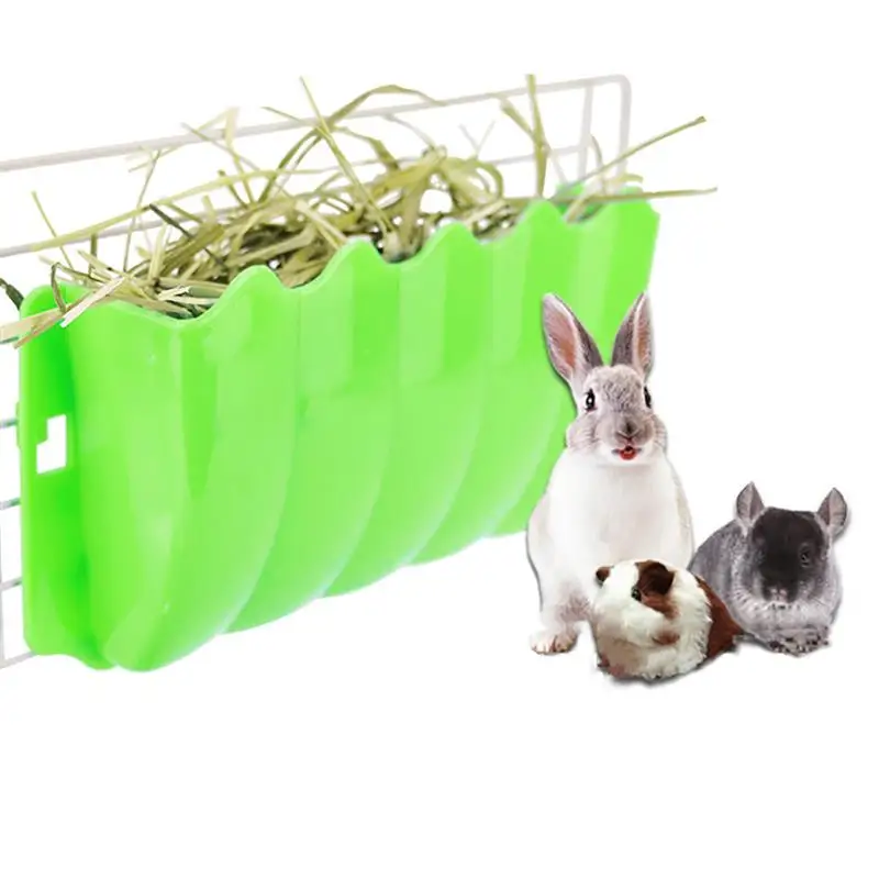 

Creative Rabbit Feeder Multi Purpose Cage Wall Mounted Small Animal Feeding Food Bowl Rabbit Hamster Rats Hay Feeder Supplies
