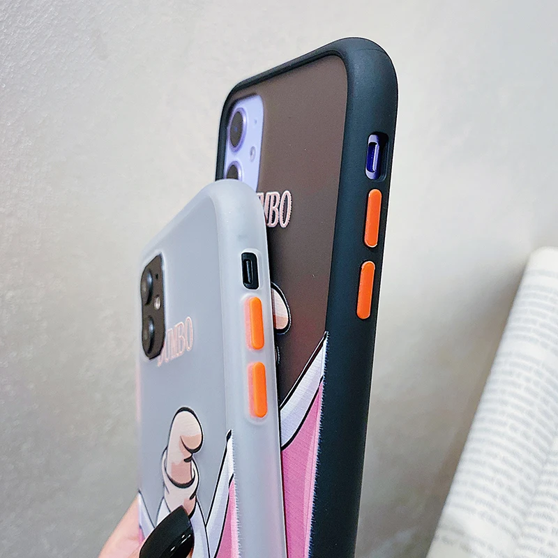2 в 1 стиль бампер чехол для телефона Huawei P30 P20 Pro Lite Mate 20 30 Nova 5 мультфильм Dumbo слон