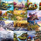 Алмазная живопись сделай сам Landspace, алмазная вышивка, мозаика, круглые стразы, картины Landspace, домашний декор, ручная работа, художественные подарки