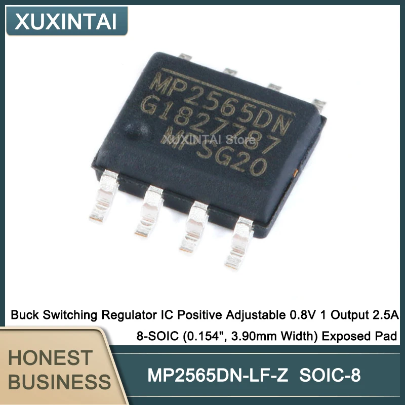 

20Pcs/Lot MP2565DN-LF-Z Buck Switching Regulator IC Positive Adjustable 0.8V 1 Output 2.5A 8-SOIC (0.154", 3.90mm Width) Exposed