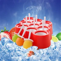 mini ice pops lolly molds with 9 miniature holes drip guards food grade silicone for baby food diy popsicle maker kit reusable