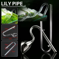 1213mm aquarium glass inflow outflow lily pipe tube fish tank aquatic water canister filter suction cup hose set