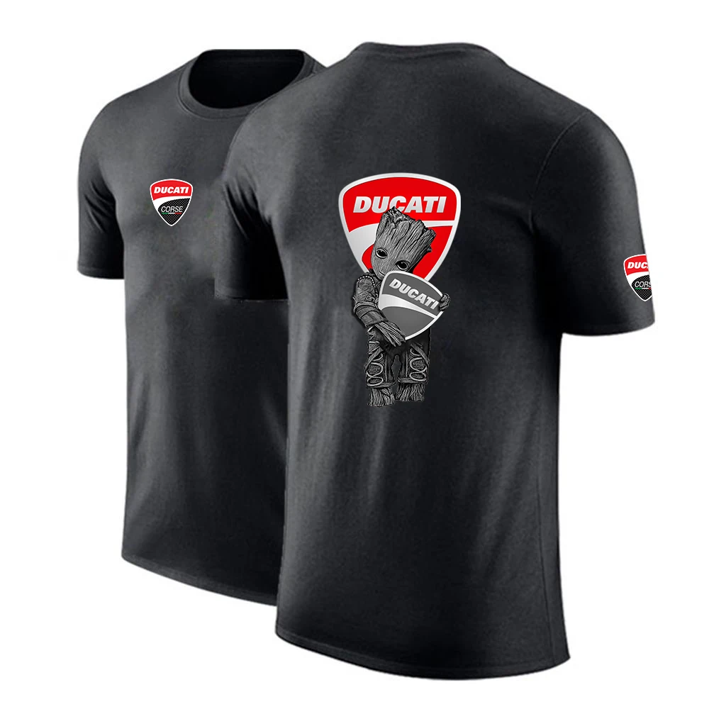 

Мужская приталенная Повседневная Толстовка Ducati с круглым вырезом и принтом в стиле Харадзюку, популярная футболка для отдыха с флэш-наклей...