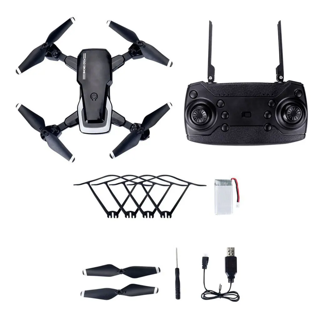 Black No Camera 1B LF609 2,4G Wifi FPV Радиоуправляемый Дрон с камерой 0.3MP/2.0MP бесщеточный Радиоуправляемый квадрокоптер RTF складной 3D флип удерживающий головной убор дропшиппинг - Цвет: Black No Camera 1B