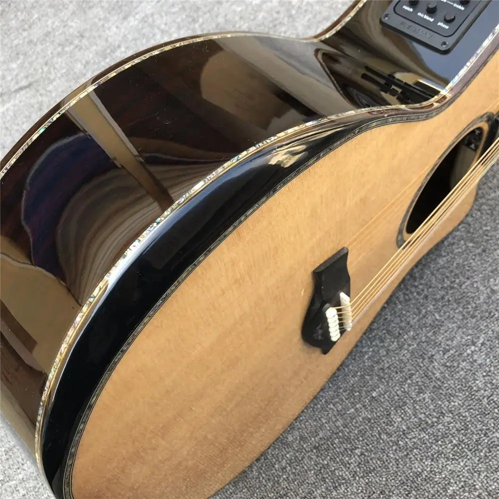 Ebony fingerboard 41 дюймов Chaylor PS14 акустическая гитара с подлокотниками настоящий abalone