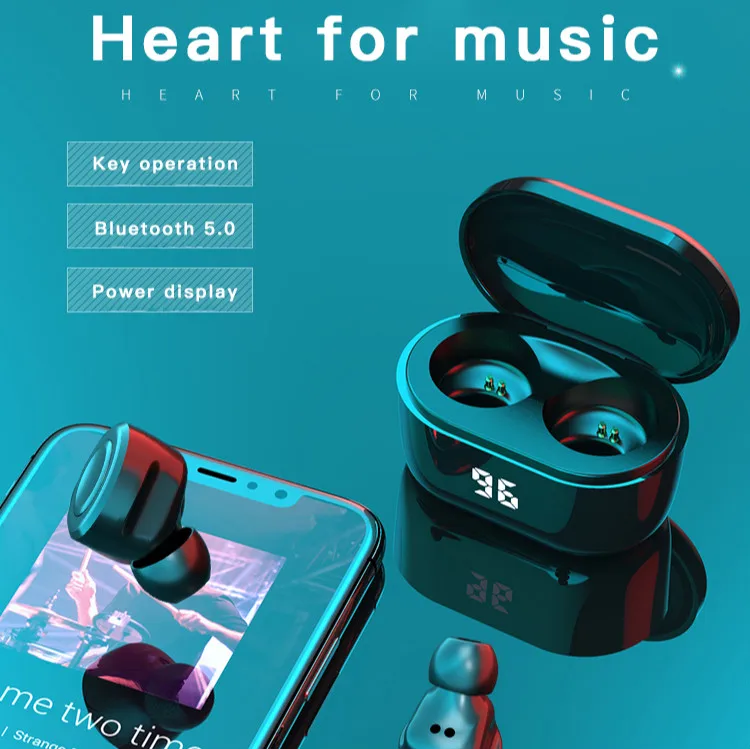 Беспроводные наушники Bluetooth 5 0 TWS мини-наушники водонепроницаемая гарнитура