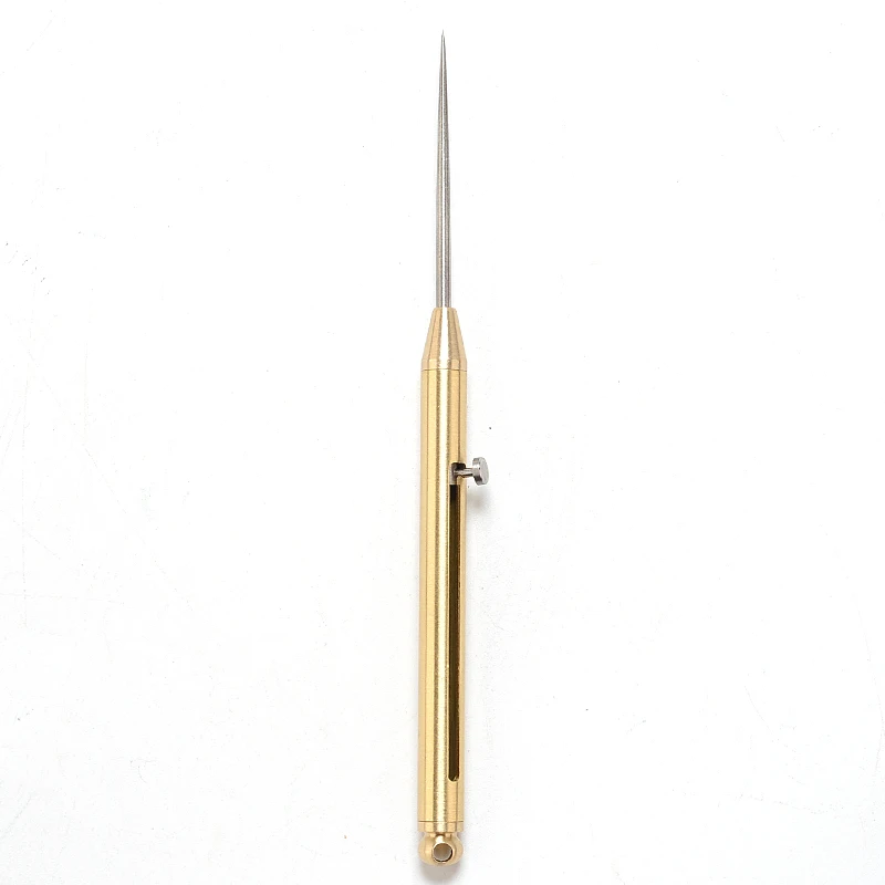 Gadget Titanium Alloy Outdoor bushcraft self defense weapon Toothpick Bottle Fruit Fork Camping Tool Titanium Toothpick EDC