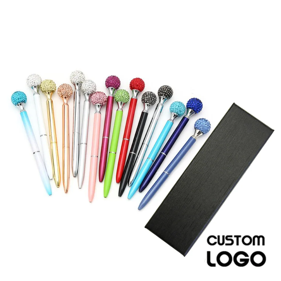 1 шт. модная шариковая ручка с кристаллами|Шариковые ручки| |