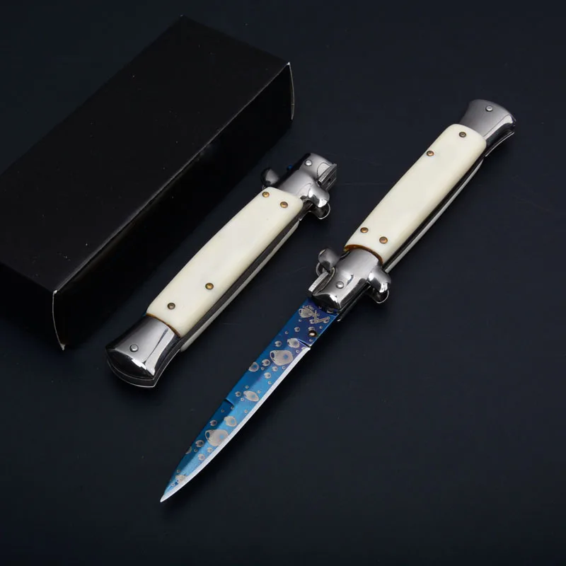 Итальянские карманные ножи с акриловой ручкой итальянский Крестный отец стилет