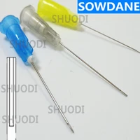 300pcs dental tooth cleaning washing endo irrigation needle tip 25g27g30g lateral incision endo syringe materials