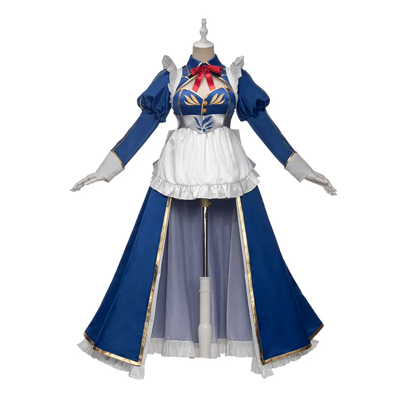 

Anime! Fate/Grand Order Artoria Pendragon Maid Dress Lovely Sexy Uniform Cosplay Costume Halloween Suit For Women Free Shipping