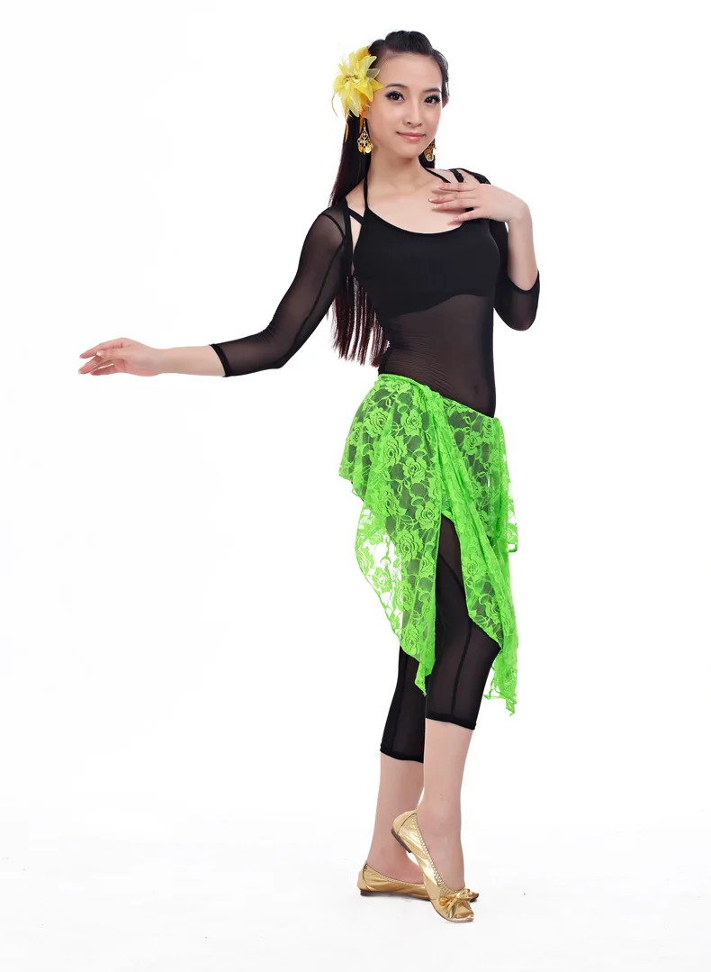 Женский костюм для танца живота кружевной набедренный шарф с цепочкой на талию