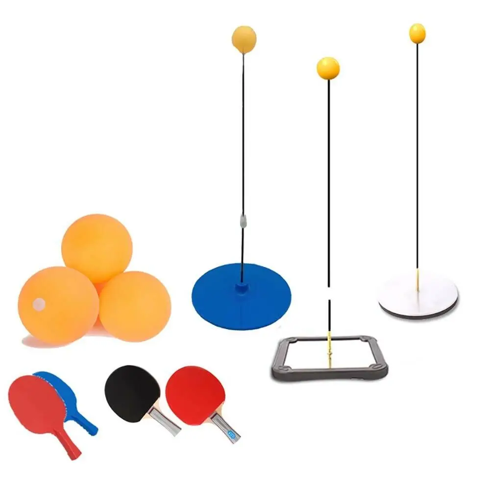 Стационарный домашний тренажер для настольного тенниса семейное эластичное