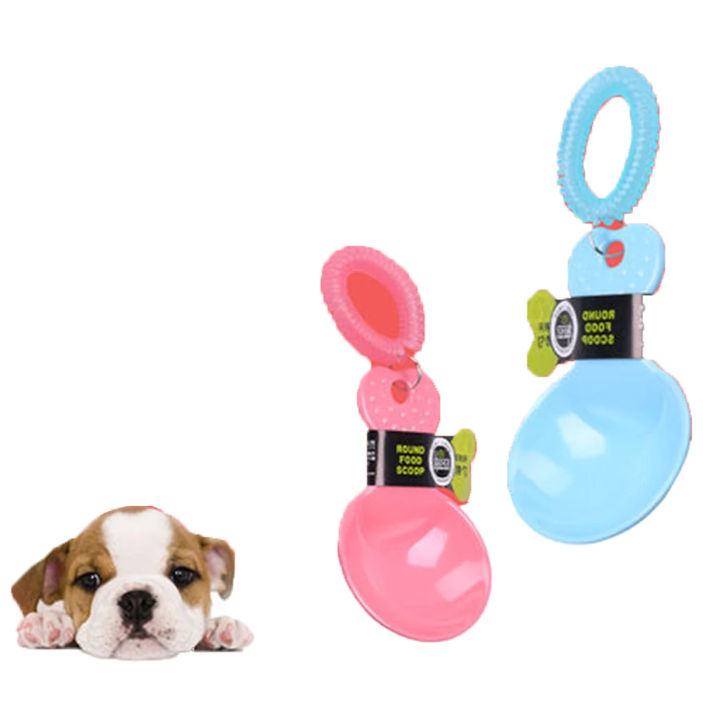 

Pet Food Scoop Environmentally Friendly And Durable Plastic Creative Dog Food Spoon Pet Feeding Supplies