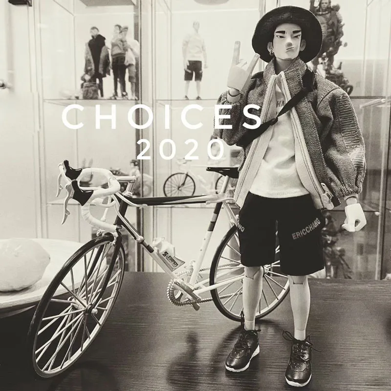 

Bicycle Travel Prop Action Figure 1/10 scale painted figure Bicycle PVC figure Toy Brinquedos Anime 14CM