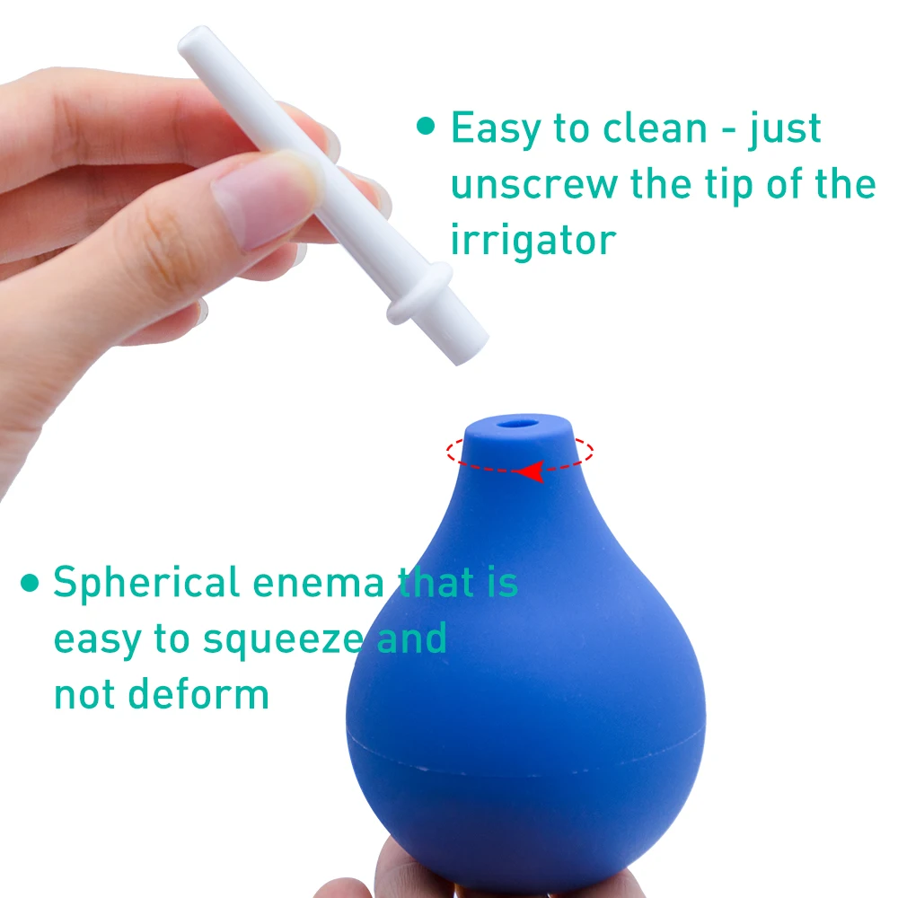 Очиститель влагалища и анального отверстия клизма очищающая лампочка