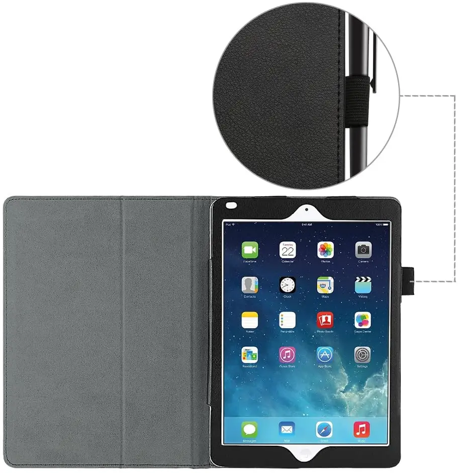 EasyAcc Чехол для Ipad 9 7 2017 iPad Air 2 портмоне с откидной крышкой из искусственной кожи