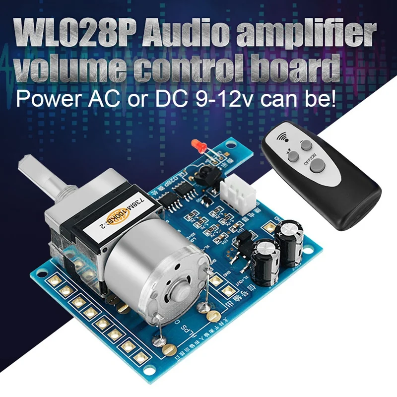 Ac/Dc 9V Infrared Remote Control Volume Board Alps Pre Potentiometer 80Mmx 51Mm Electric Modules |