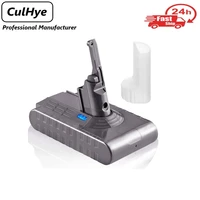 culhye 21 6v 4 5ah replacement battery for dyson v8 cordless handhold vacuum fluffy v8 animal cord free handheld cleaner
