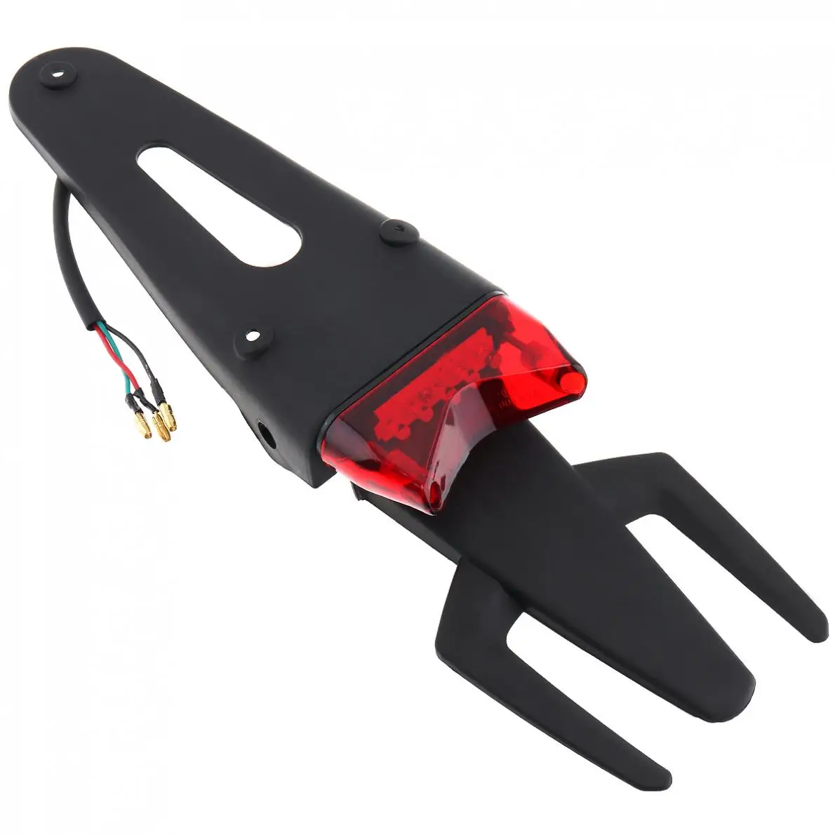 12V мотоцикл Красный светодиодный тормозной фонарь заднее крыло стоп задние