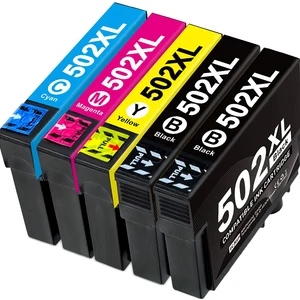 502xl compatible for epson 502 xl ink cartridges for epson expression home xp 5105 xp5105 xp5100 workforce wf 2860 wf 2865dwf free global shipping
