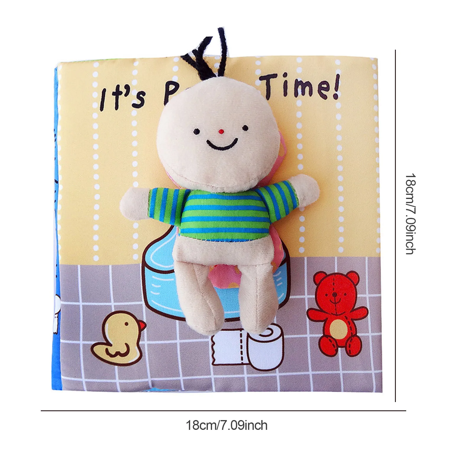 

Baby Education Animal Soft Cloth Book Fabrics Quiet Books Baby Early Learning Cloth Books Rustle Sound Toys For Kids