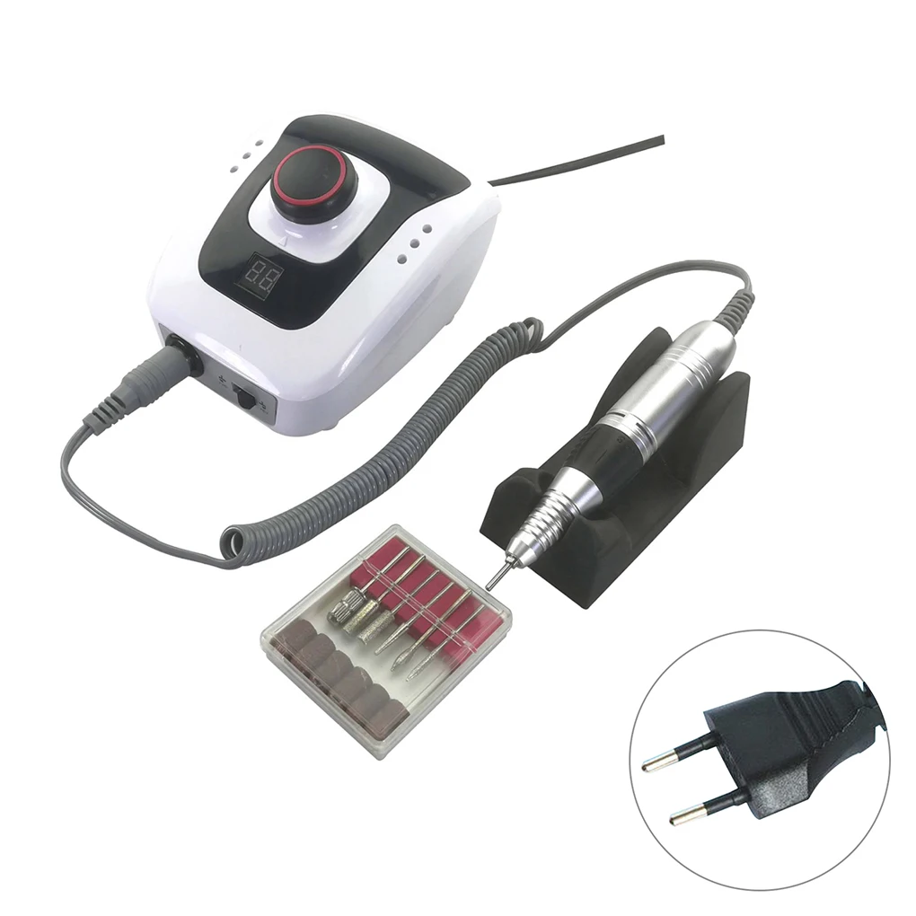 

Electric Nail Drill Machine 32W 35000 Rpm Nail Polishing Machine Manicure Pedicure Tools US Plug 110V/EU Plug 220V