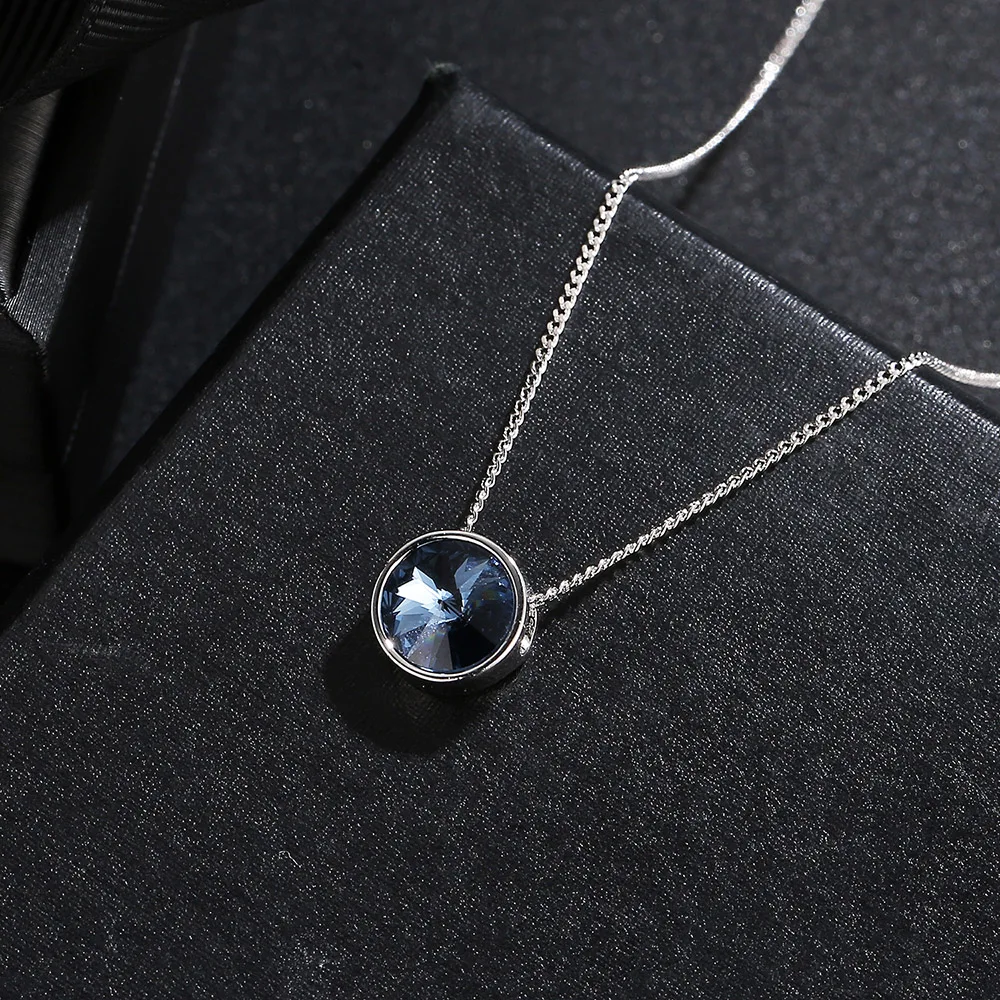 Оригинальные кристаллы Сваровски мини круглые бусины подвеска ожерелья модные