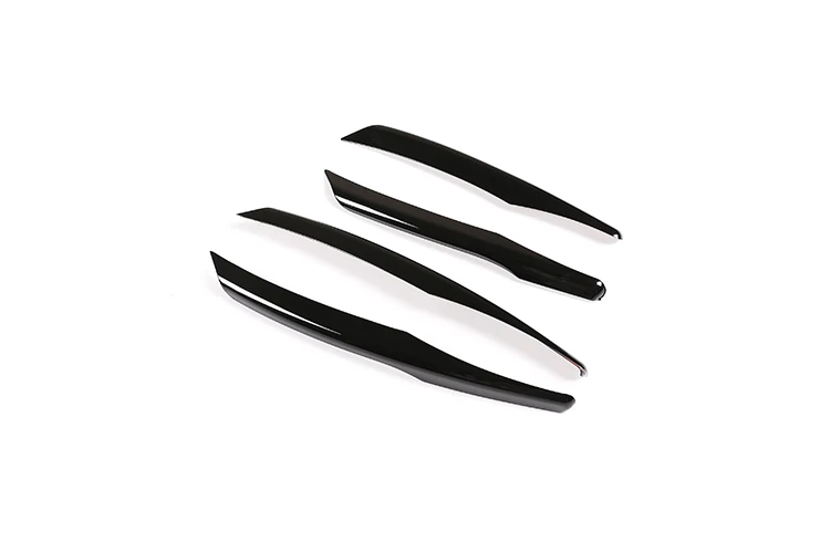 Черная Автомобильная передняя противотуманная фара ABS рамка отделка внешние