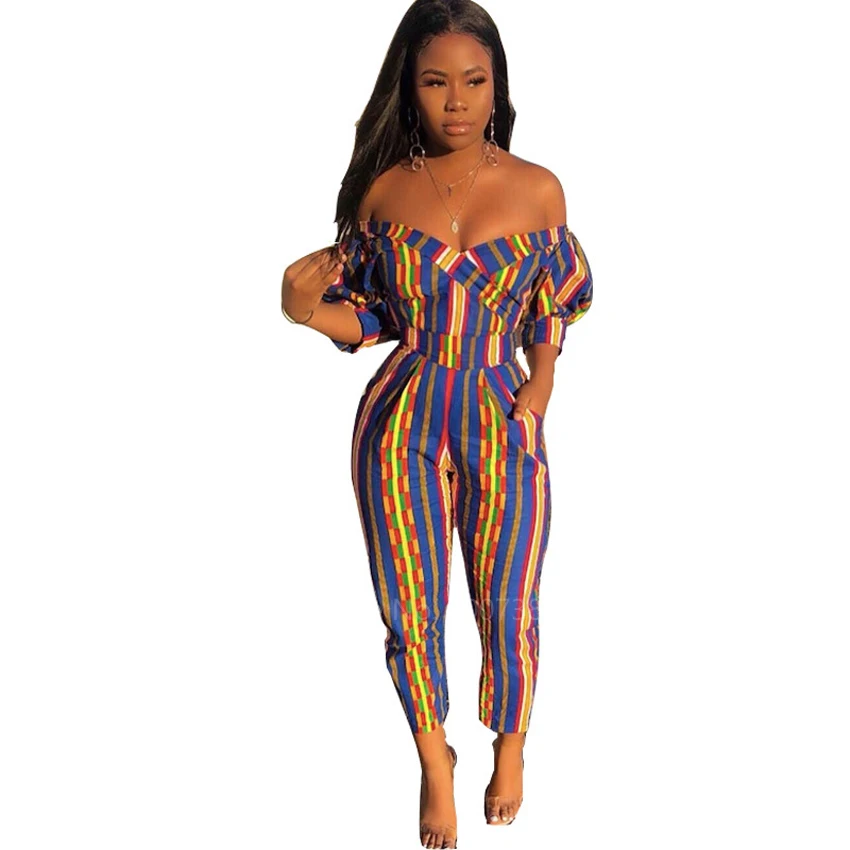 Новинка 2021 Женская африканская одежда с длинным рукавом в стиле Анкары модная