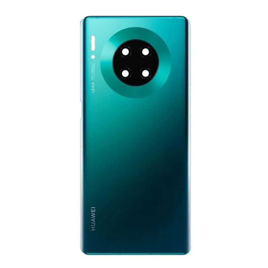 Для huawei mate 30 Pro батарея Задняя стеклянная крышка задняя дверь корпус окно с объективом камеры для huawei mate 30 Pro крышка батареи - Цвет: Green With Lens