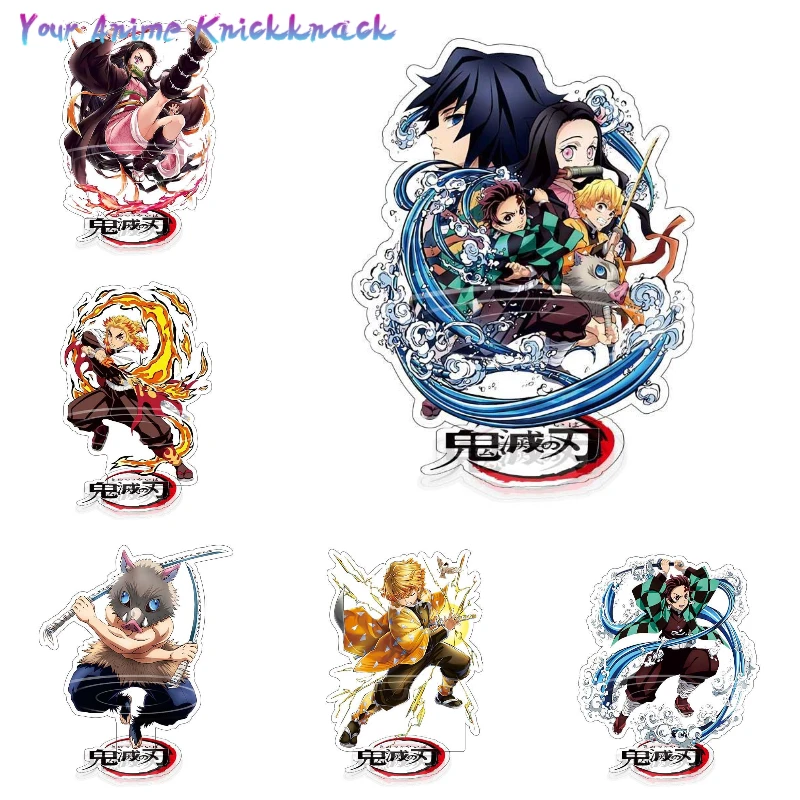 

Anime Figures Demon Slayer Acrylic Stand Model Plate Desk Decor Standing Sign Cosplay Kamado Tanjirou Nezuko Zenitsu Friend Gift