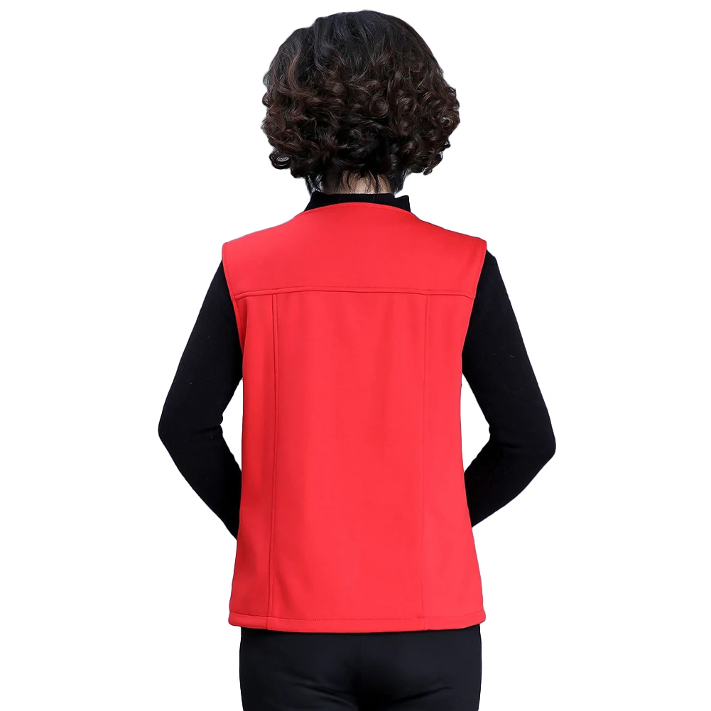 Мужская и женская зимняя теплая жилетка с электрическим подогревом застежка