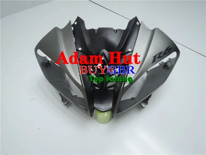 

Обтекатели из АБС матового черного переднего верхнего носа для Yamaha YZF R6 YZFR6 2008 2009 YZF-R6 08 09 индивидуальные мотоциклетные верхние обтекатели