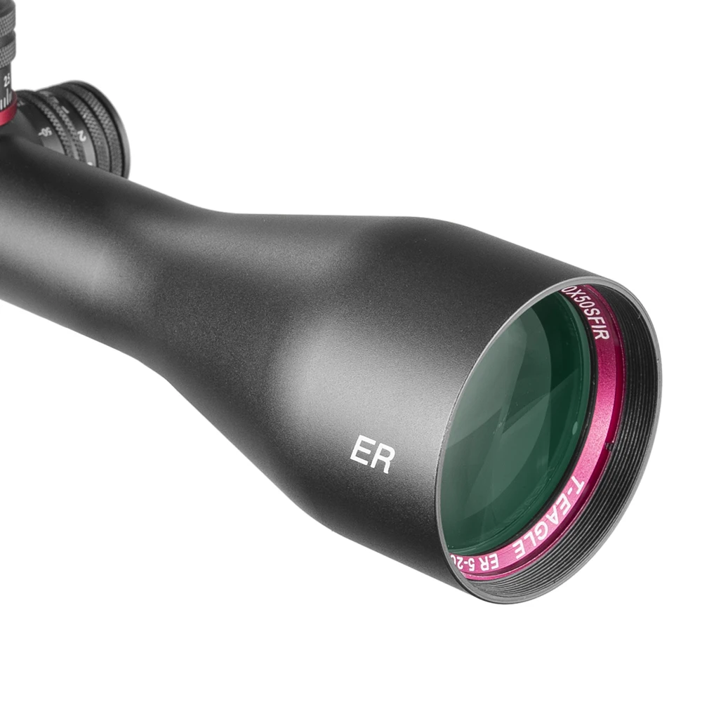 Охота TEAGLE 5-20X50 SFIR Riflescopes Светящееся Стекло Выгравированная сетка сторона