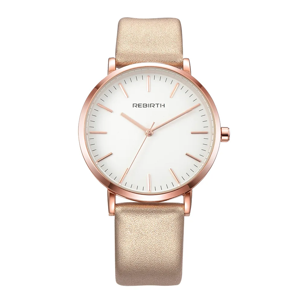 Розовое золото простые роскошные женские часы модные 2019 Топ бренд Женские