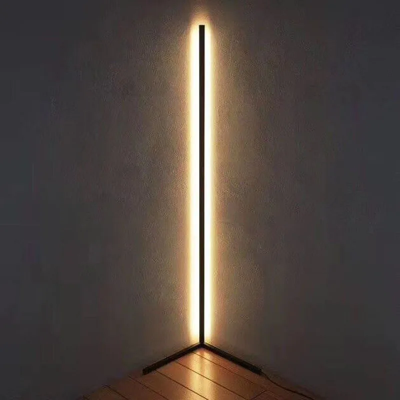 Светодиодный вертикальный угловой светильник RGB красочный торшер современный