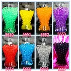 1000 шт. гидрогелевый жемчужный хрустальный шарик для выращивания почвы воды в форме капли грязи для свадьбы детская игрушка шарик для роста воды 5z