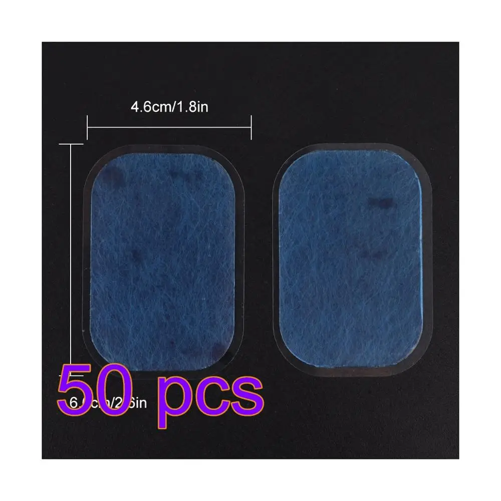 

50PCS Muscle Stimulator Replacement Gel Pads Hydrogel Sticker ABS Stimulator Smart Fitness EMS Trainer Pads 50 pairs