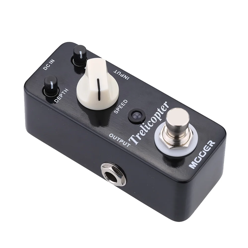mooer trelicopter micro mini optische tremolo effekt pedal für elektrische gitarre true bypass gitarre pedal gitarre zubehör teile free glob