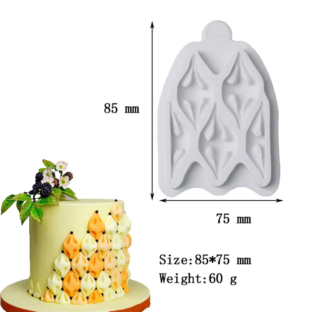 Горячая Распродажа силиконовые вал буфами на рукавах Fondant (сахарная) глазурь