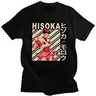 Мужская футболка с коротким рукавом Hisoka Morow Hunter X Hunter, мягкая хлопковая Футболка с круглым вырезом и мангой Hxh, аниме