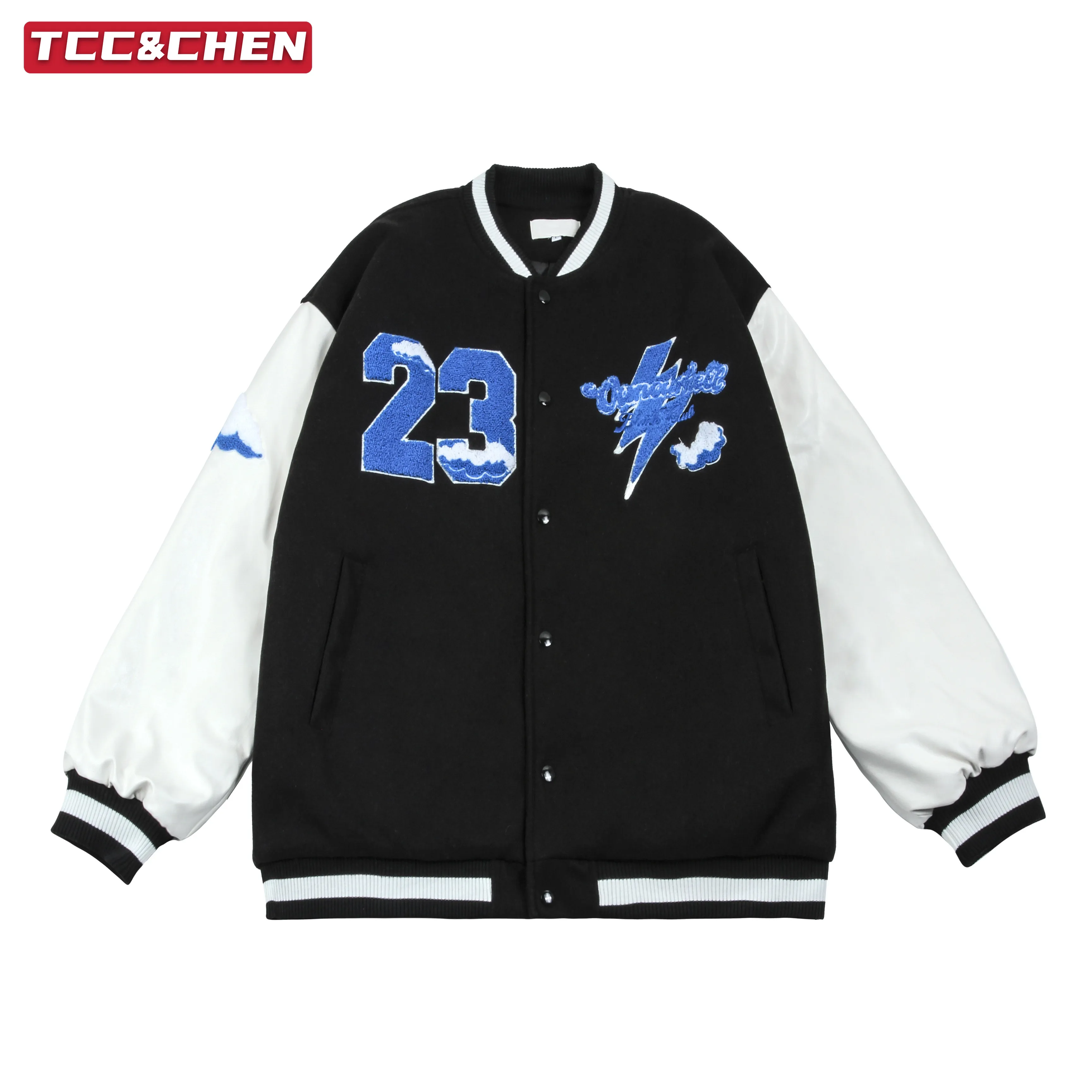 

2021 Hiphop Harajuku Bomber Jackets Parka Women Coat Men's Couple Padded Baseball Jacket Winter Unisex Warm Varsity Streetwear