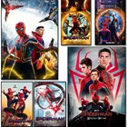 Поп-постер Человек-паук, художественный постер на стену для дома, фильмы Марвел, картины на холсте с супергероями для домашнего декора, картины для детей, подарок