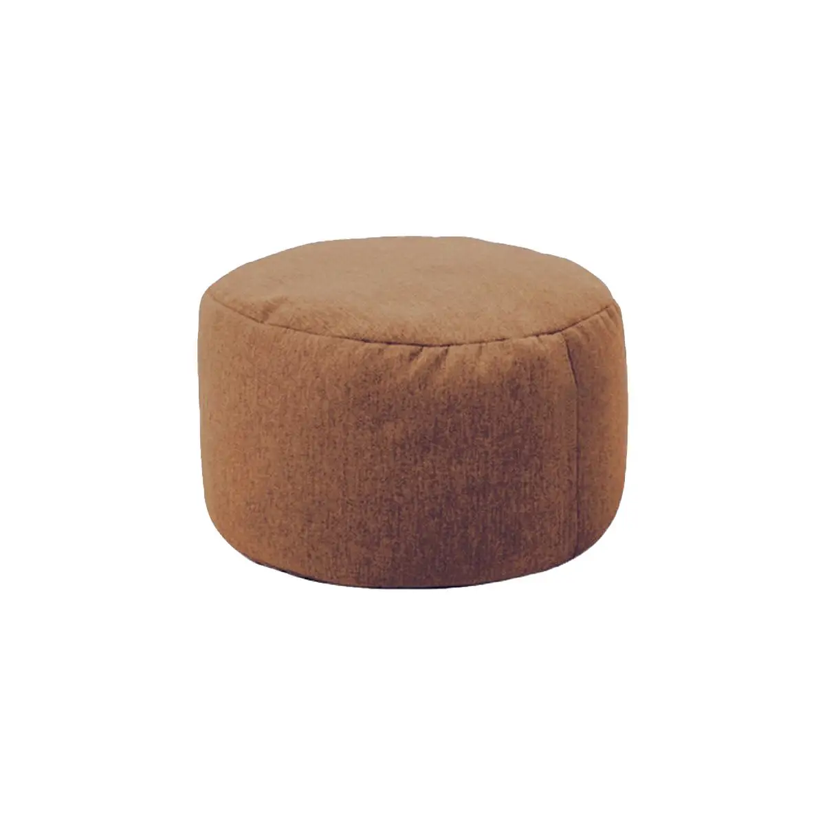 light brown Бархатная ткань маленькая круглая Сумка-бини покрывало на диван без наполнителя мягкая подножка стулья пуф слоеный диван татами гостиная Новинка - Цвет: light brown