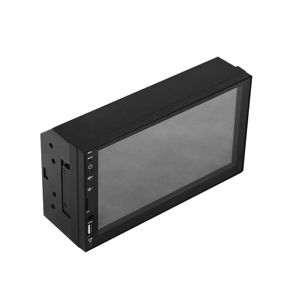 7-дюймовый MP5-плеер 2 DIN с сенсорным экраном стерео FM-радио Bluetooth поддержка Android/IOS